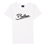 Women Brillance White/Black T-Shirt - Brillance | Tout pour briller